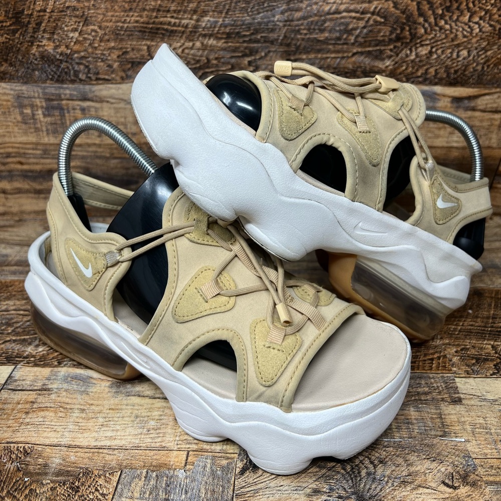 Nike Beige Chunky Platform Sandal Sneakers